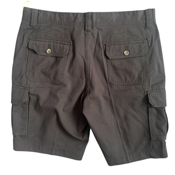 Amazon Essentials Men's Classic-Fit Cargo Short 100% Cotton 10" Inseam Black 36W - Picture 3 of 10